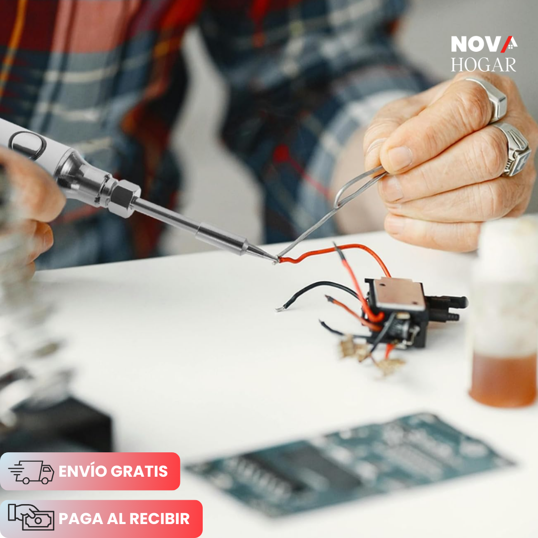 SolderFree™ Cautín Inalámbrico Recargable USB + Estaño de Regalo