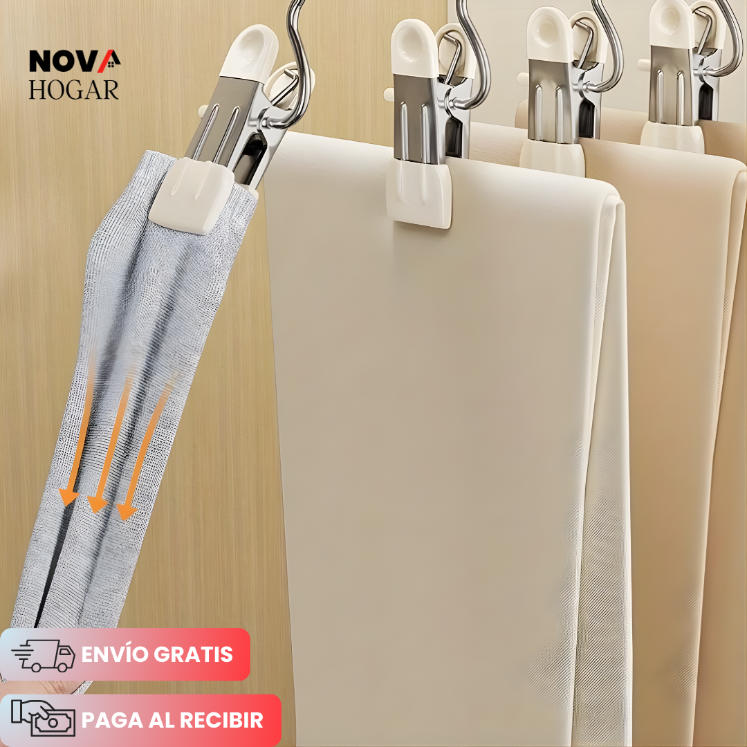 SlimGrip™ Pack x20 Perchero Invisible para Closet