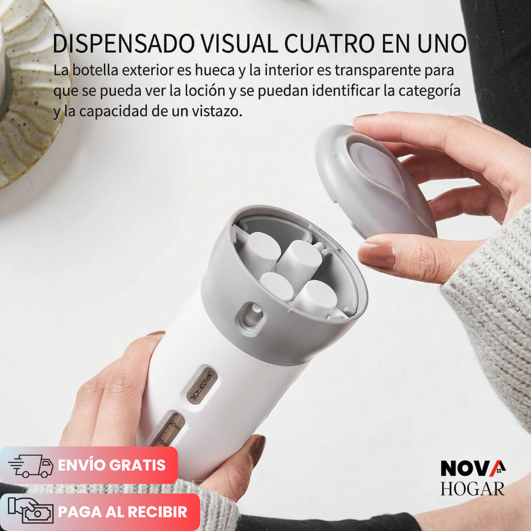 QuadPack™ Organizador Portátil De Líquidos par Viajes