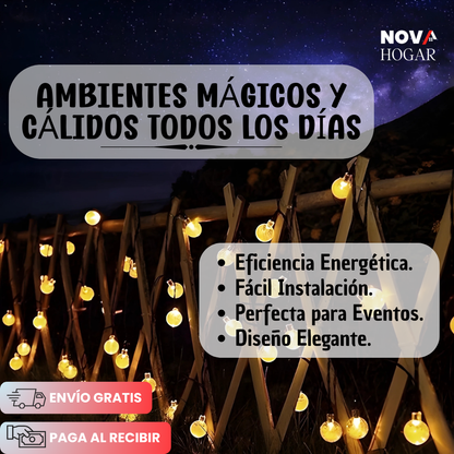 BubbleLights™ Esferas Solares (7.5 Metros)