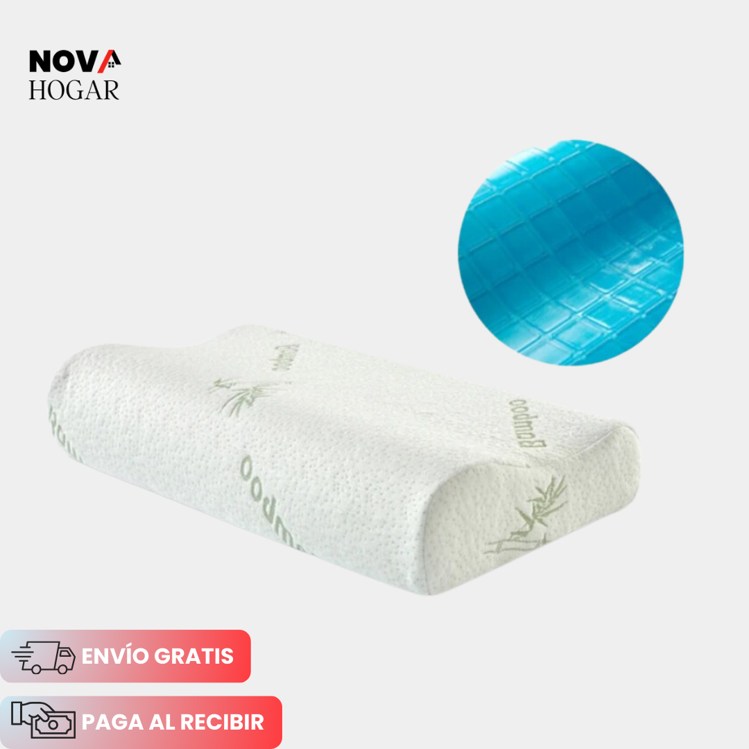 ContourPillow™ Almohada Ortopédica Certificada con Gel Refrescante