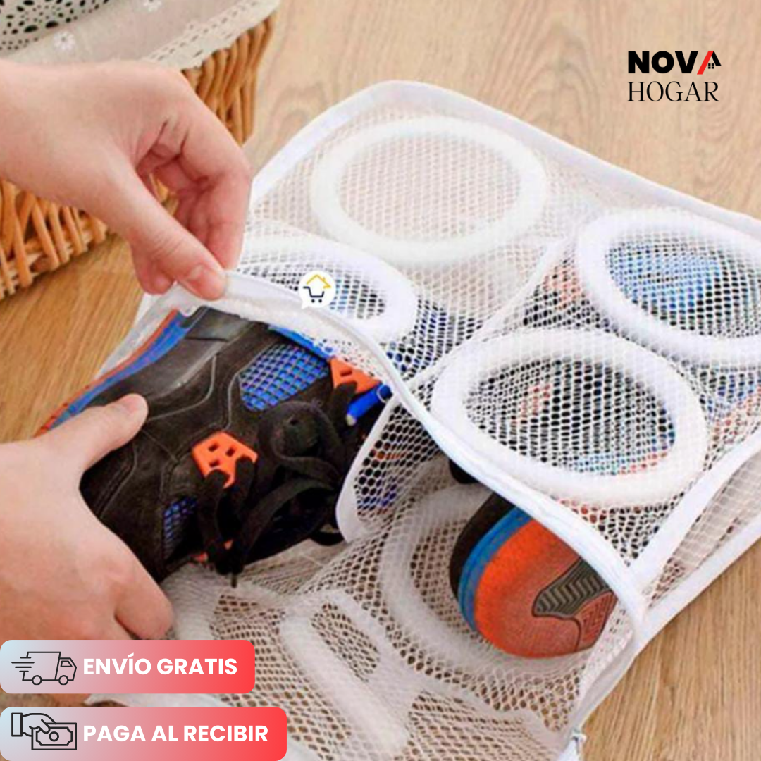 2x1 WashSneak™ Bolsa Protectora para Lavar Calzado