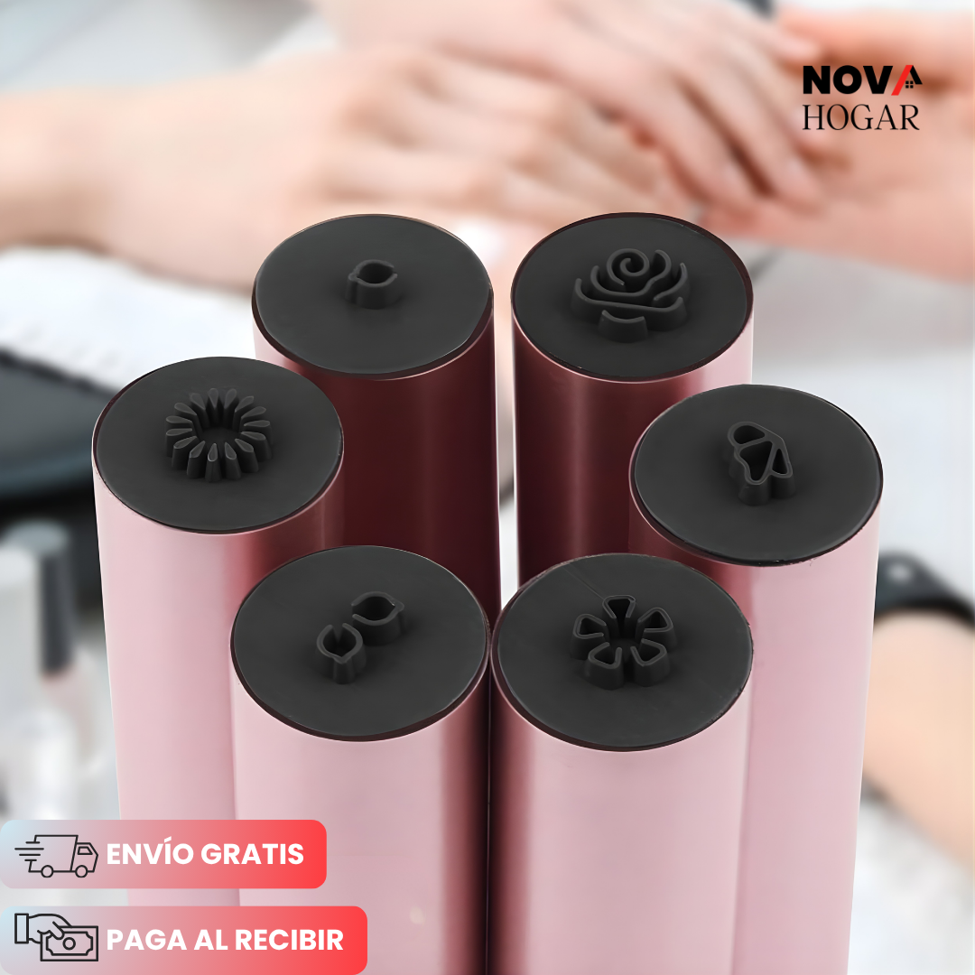 ProNailStamp™ Set x6 Sellos Para Manicura Profesional en Casa