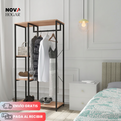 ModernLoft™ Clóset Abierto Estilo Industrial