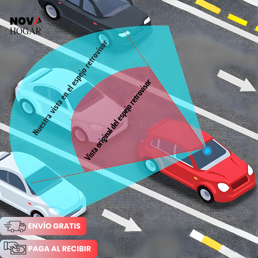 CrystalRear™ Espejo Retrovisor Gran Angular