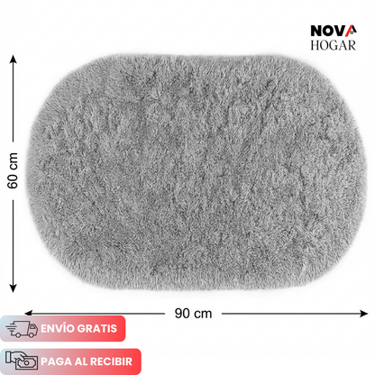 2x1 CloudOval™ Alfombra Esponjosa para Pie de Cama