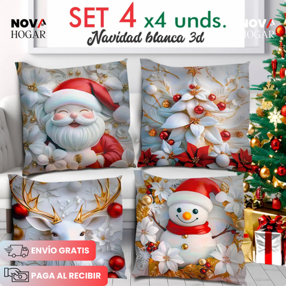JoyPillow™ Set de Fundas Navideñas Para Cojines