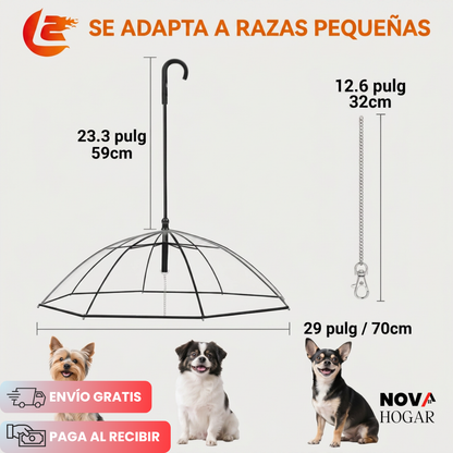 PupShield™ Paraguas Protector Para Perros Consentidos