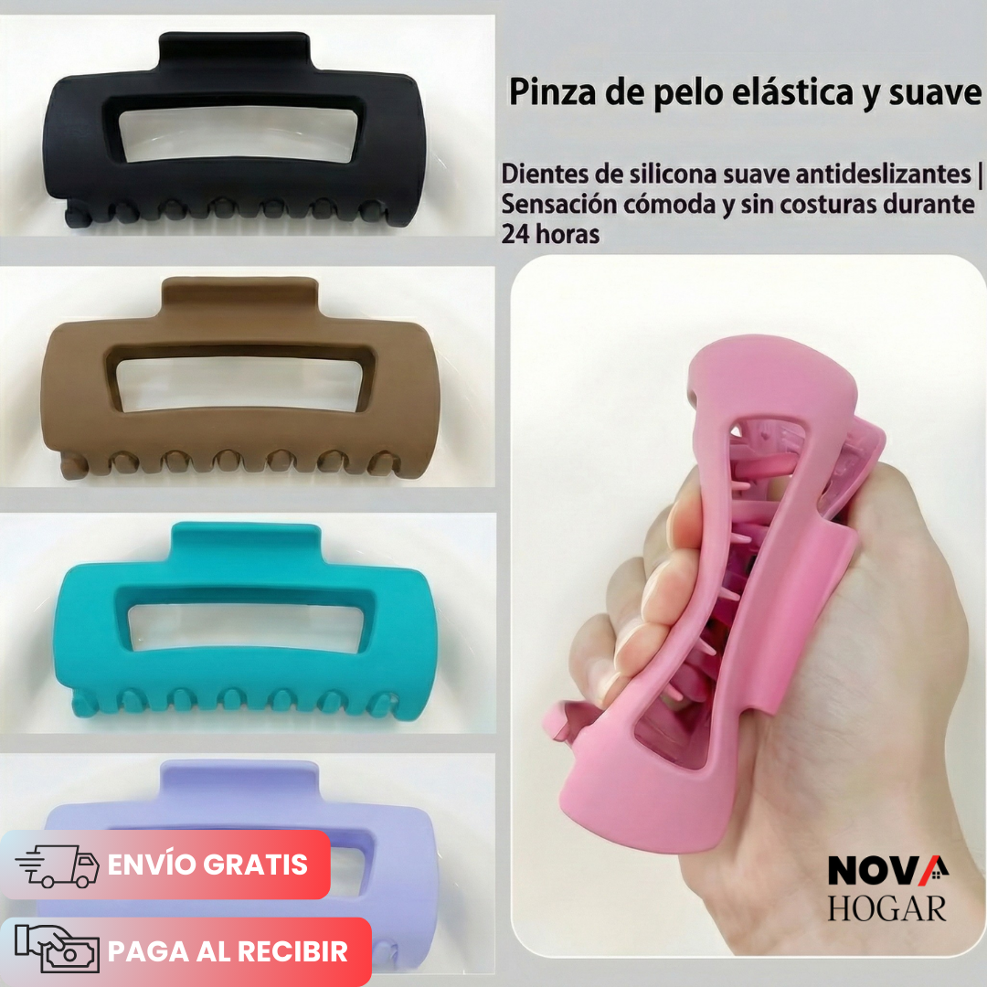 Set x4 EverClaw™ Ganchos Flexibles y Duraderos para Cabello
