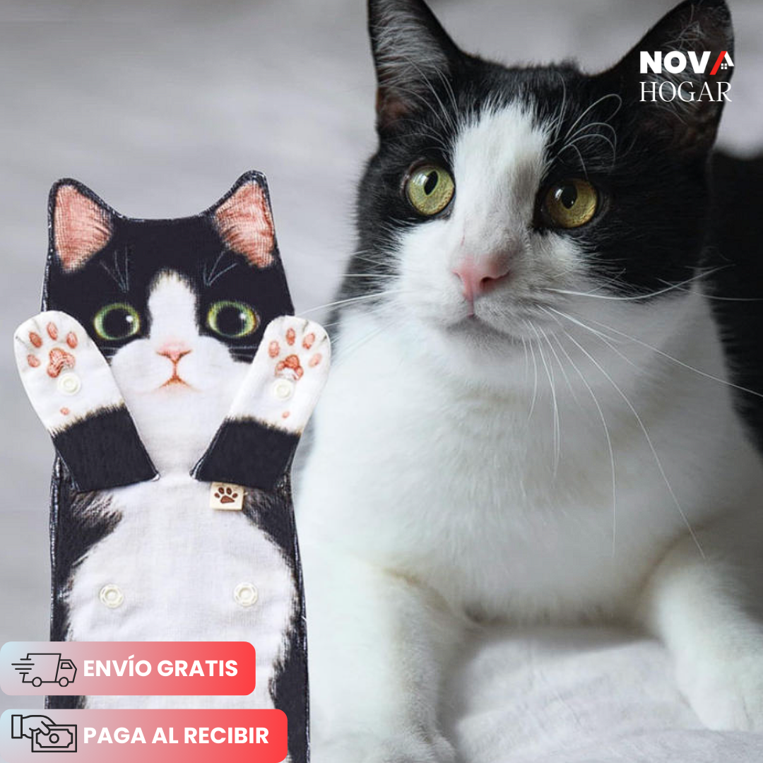 KittyCuddle™ Toalla ultrasuave con forma de gatito