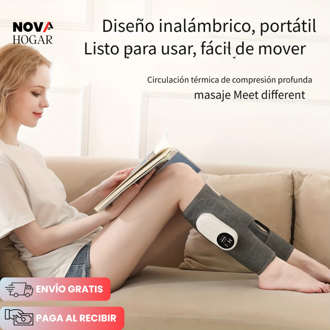 CalfCalm™ Masajeador Térmico Inalámbrico para Alivio de Piernas