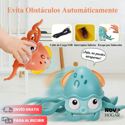 SquidZoom™ Calamar Luminoso Musical Interactivo