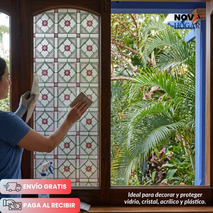 PrismGlass™ Lámina para Ventanas Estilo Vitral