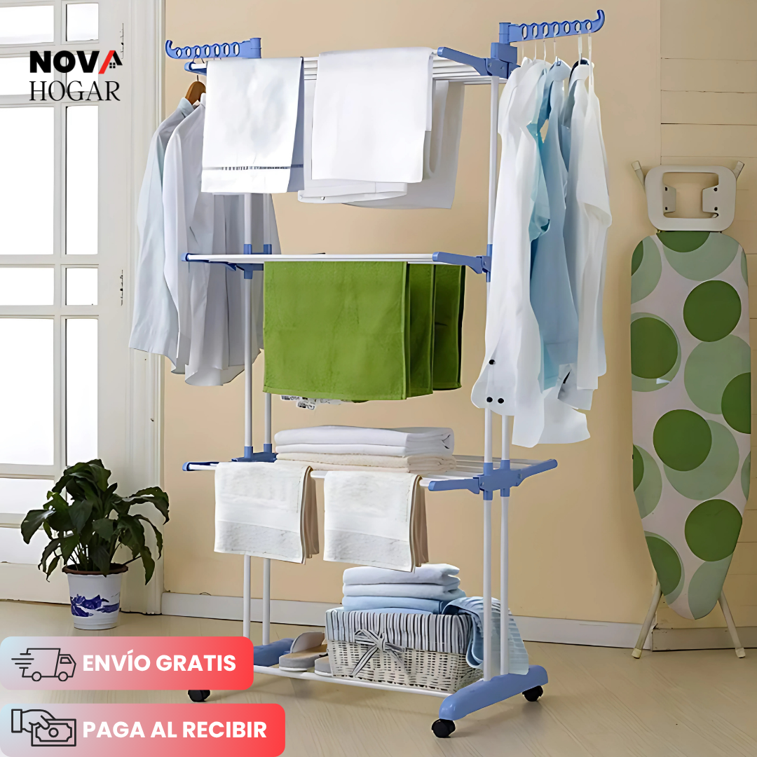 BreezeTower™ Tendedero Vertical de 4 Niveles