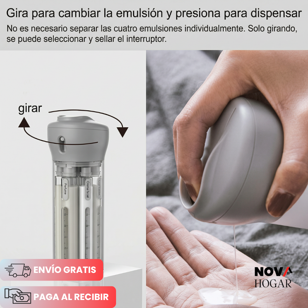 QuadPack™ Organizador Portátil De Líquidos par Viajes