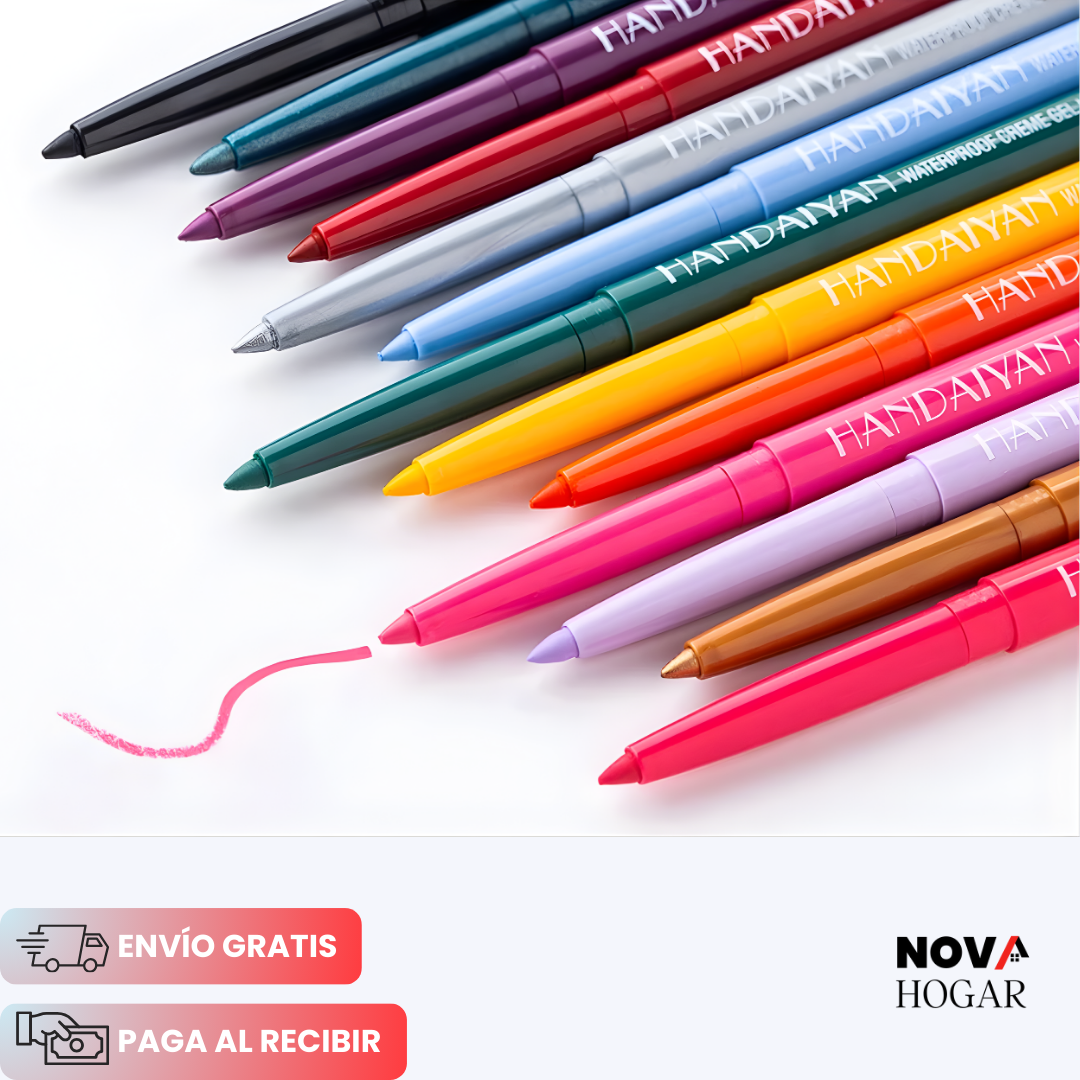 6x3 SilkGlide™ Delineadores Ojos de Larga Duración