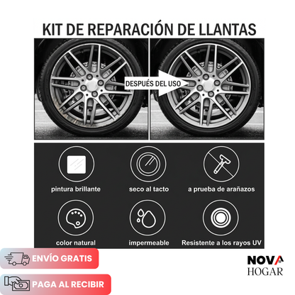 DIYWheel™ Kit Restaurador para Rines De Aluminio