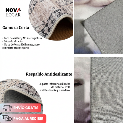 SoftLiving™ Alfombra Premium Moderna de 1.5x2m