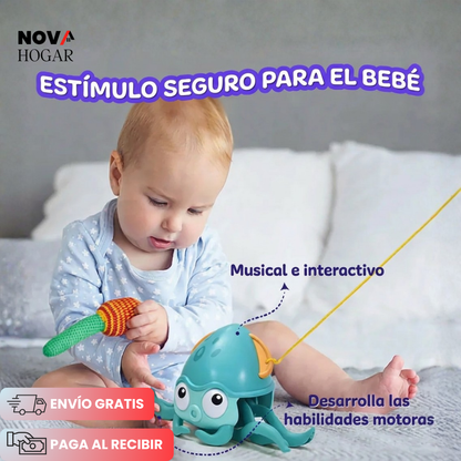 SquidZoom™ Calamar Luminoso Musical Interactivo