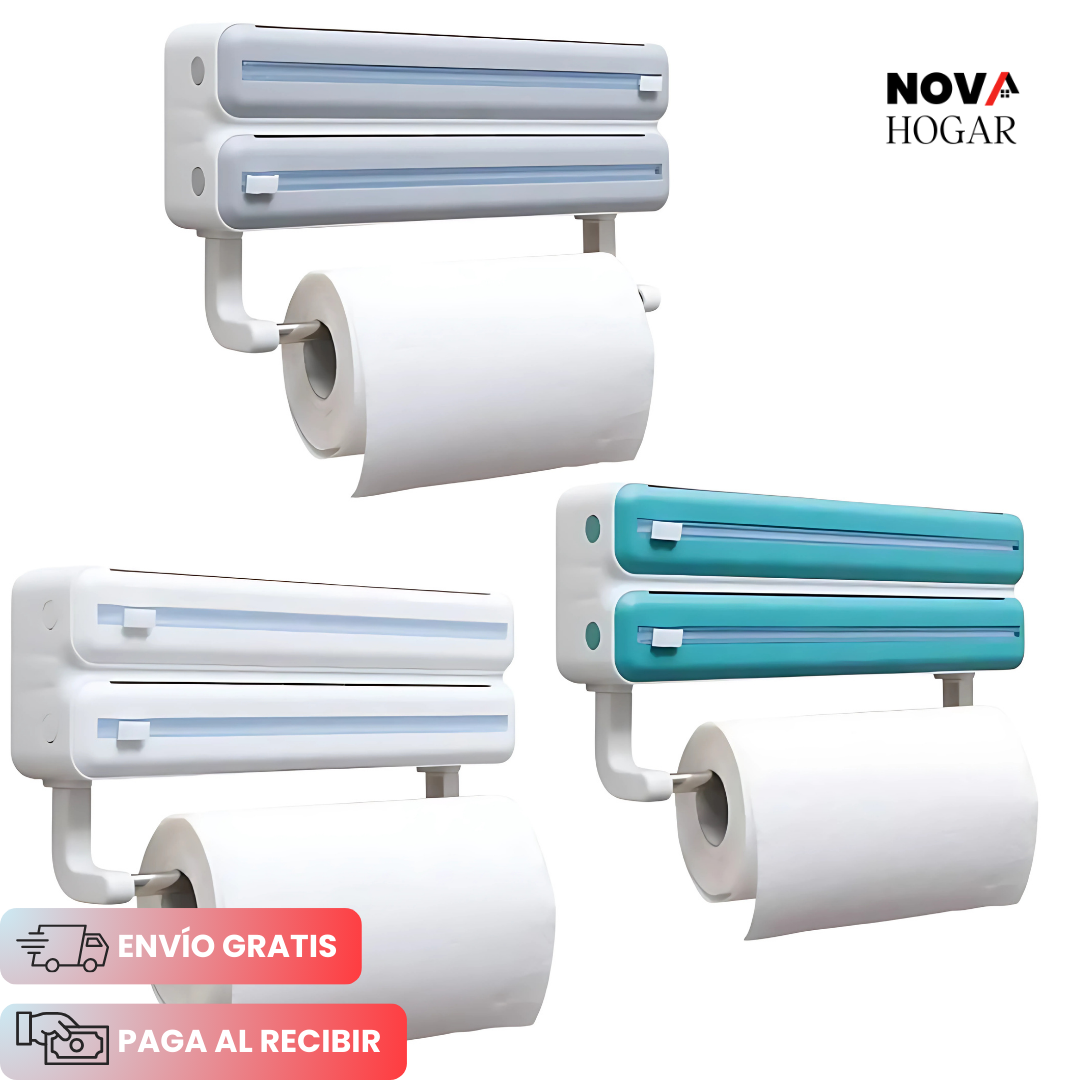 TidyWrap™ Dispensador de papel Multifuncional 3 en 1