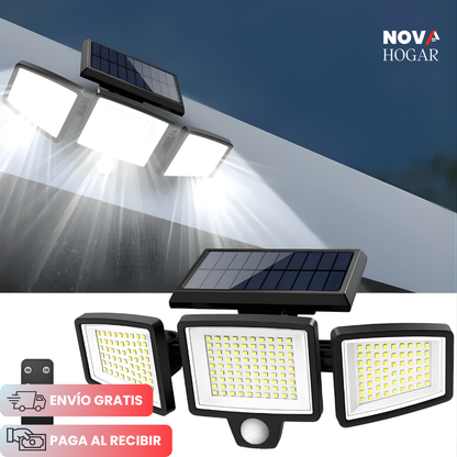 NightWatch™ Lámpara Solar Triple Con Sensor Movimiento