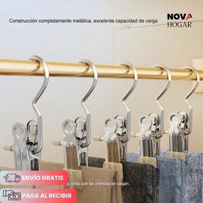 SlimGrip™ Pack x20 Perchero Invisible para Closet