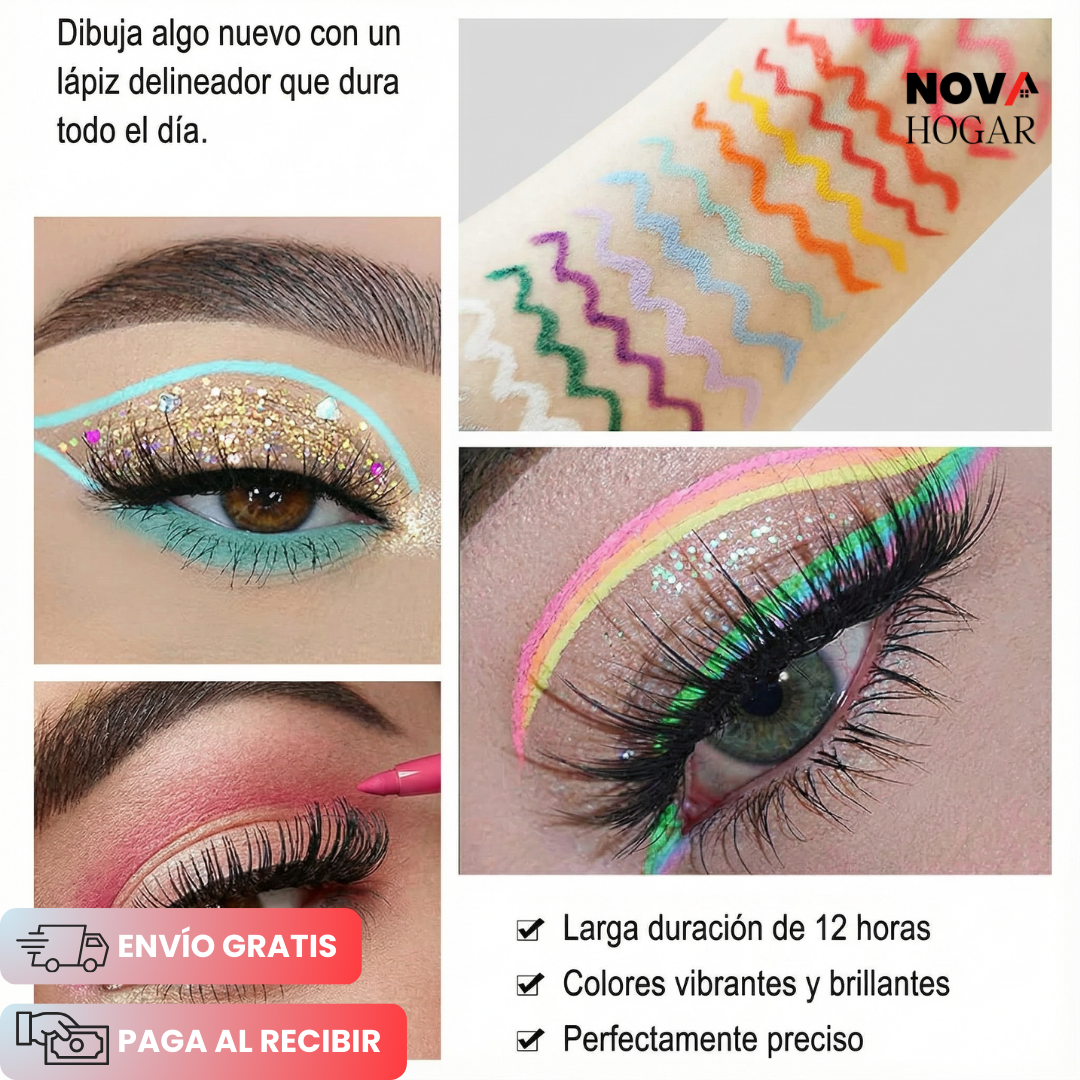 6x3 SilkGlide™ Delineadores Ojos de Larga Duración