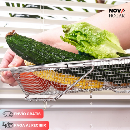 2x1 SteelStretch™ Escurridor Expandible De Acero