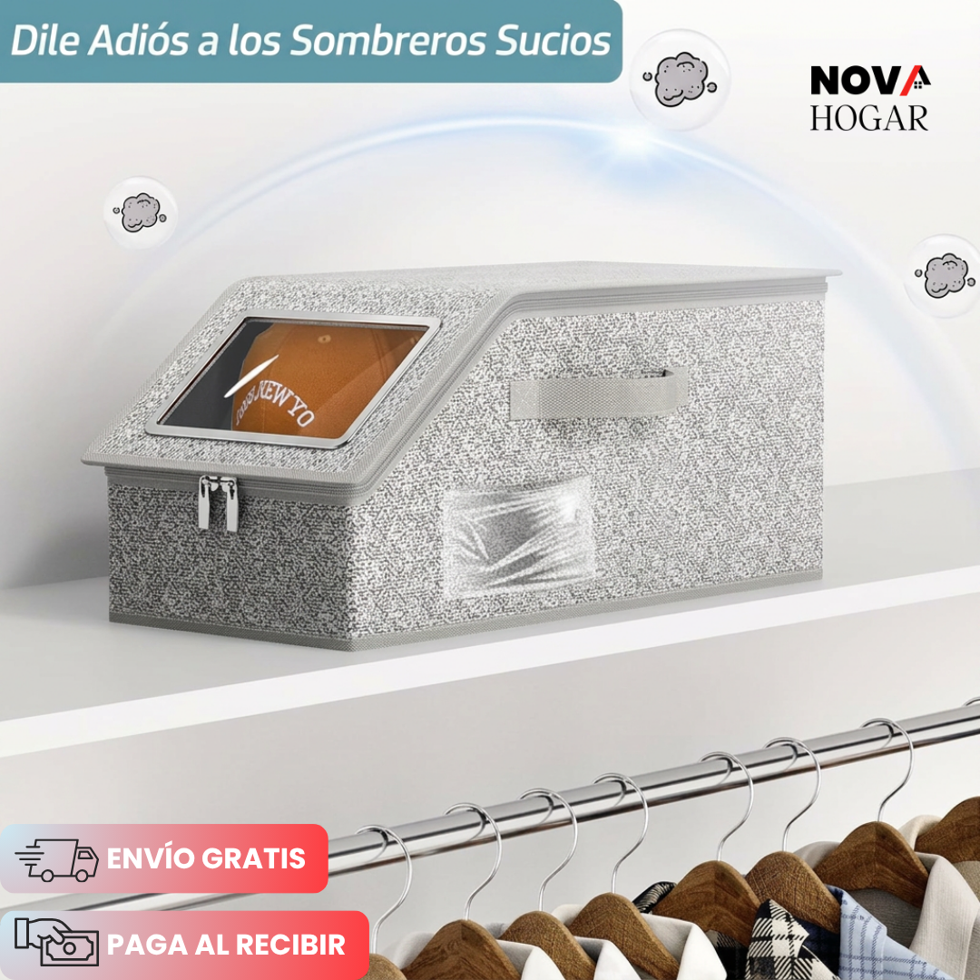 HatStorage™ Caja Protectora Para Gorras Ordenadas