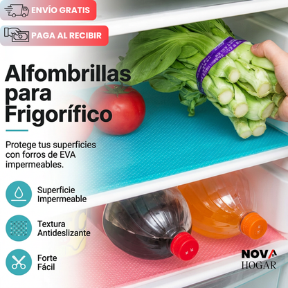 TapFresh™ Set x6 Tapetes Protector para Refrigerador