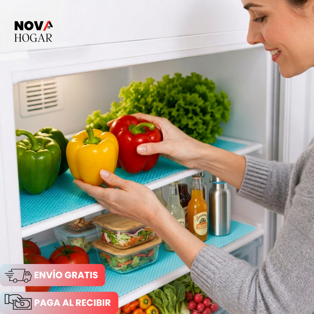 TapFresh™ Set x6 Tapetes Protector para Refrigerador