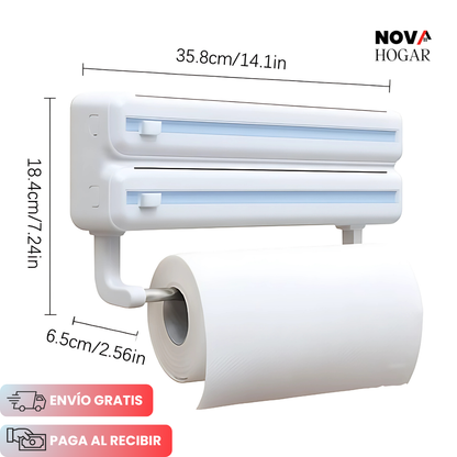 TidyWrap™ Dispensador de papel Multifuncional 3 en 1