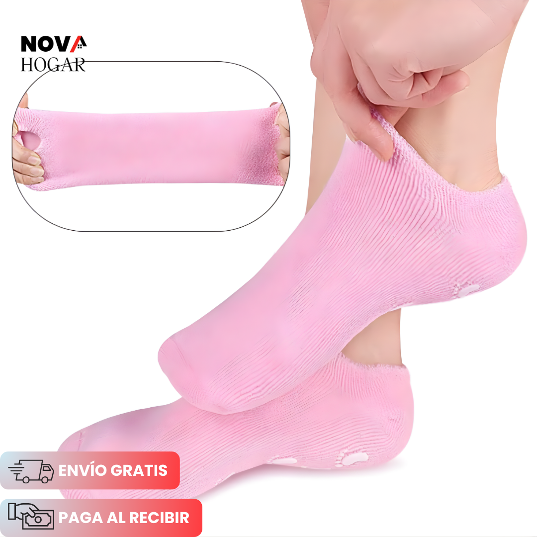 2x1 HydraStep™ Medias de Gel para Hidratación de Pies