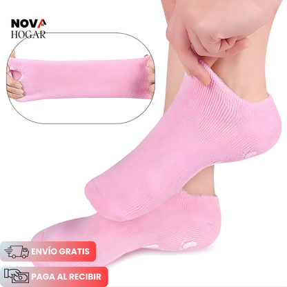 2x1 HydraStep™ Medias de Gel para Hidratación de Pies