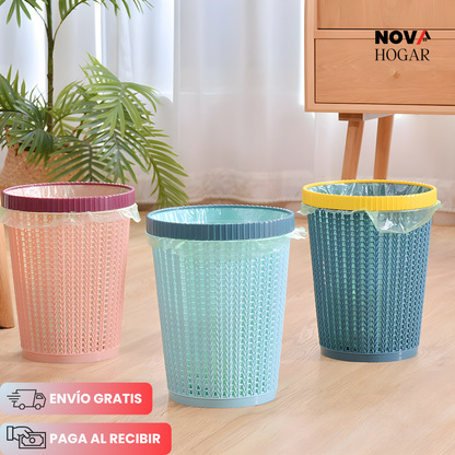 CleanDrop™ Caneca de Basura con Dispensador de Bolsas