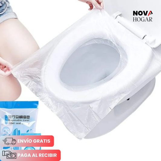 HygiSeat™ Pack x50 Cubreasientos Antibacteriano Desechable