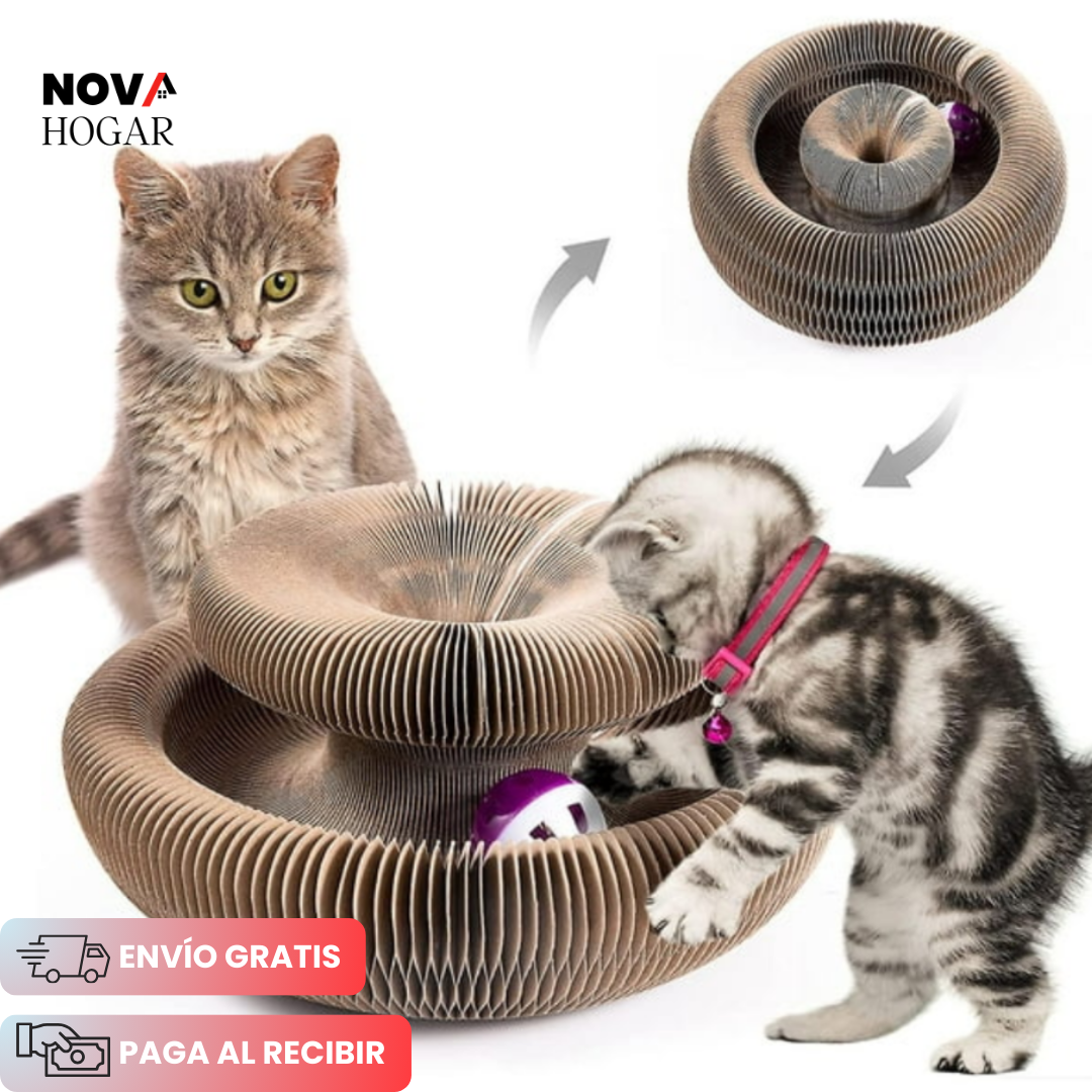 ScratchiCat™ Rascador Interactivo 5 en 1 para Gatos