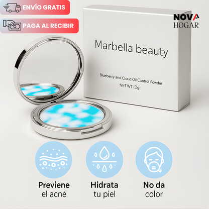 Marbella Beauty™ Polvo Matificante de Acabado Ligero