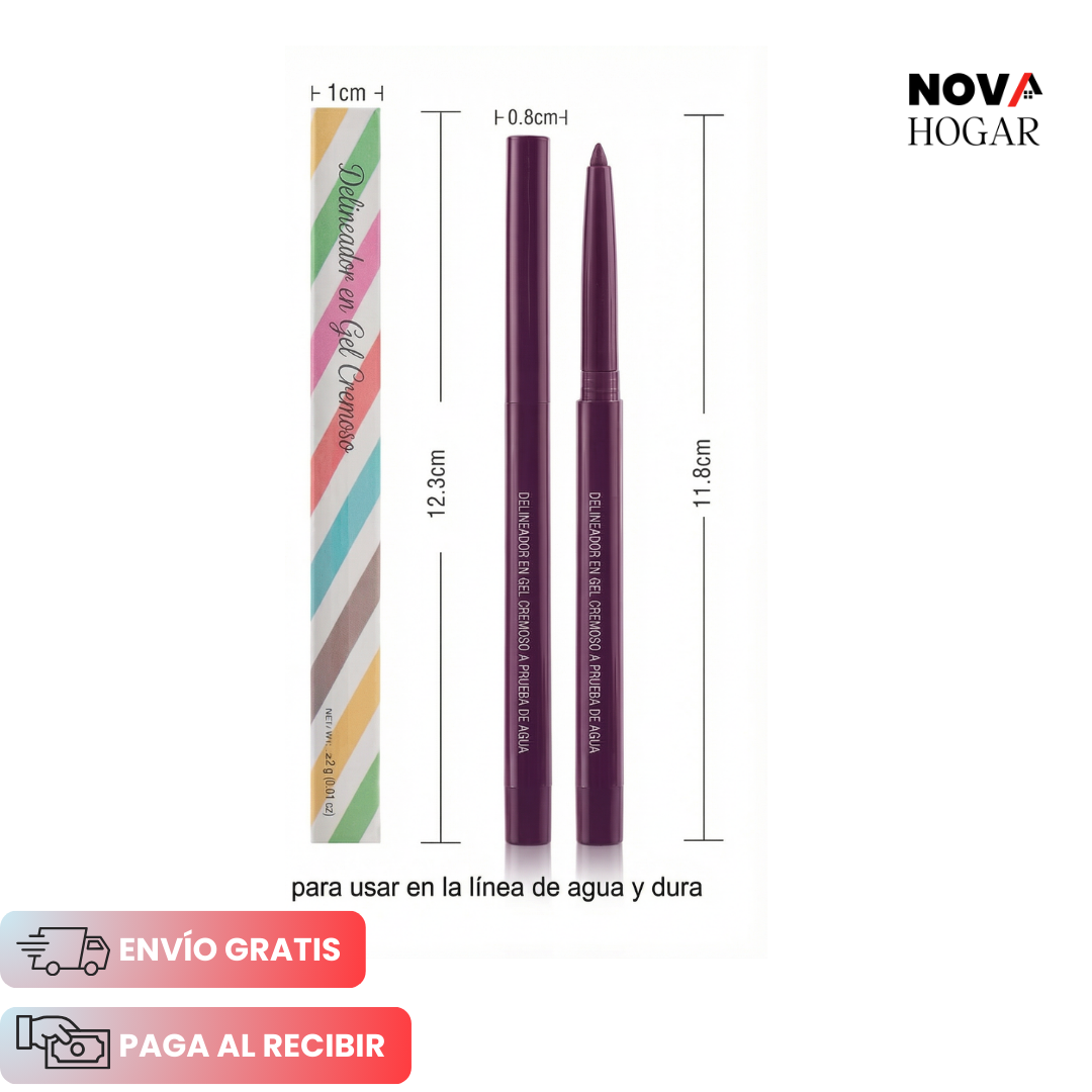 6x3 SilkGlide™ Delineadores Ojos de Larga Duración