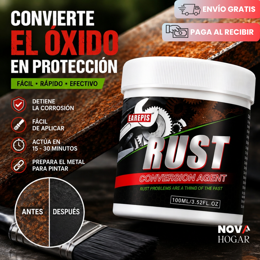RustStop™ Eliminador de Óxido Acción Rápida