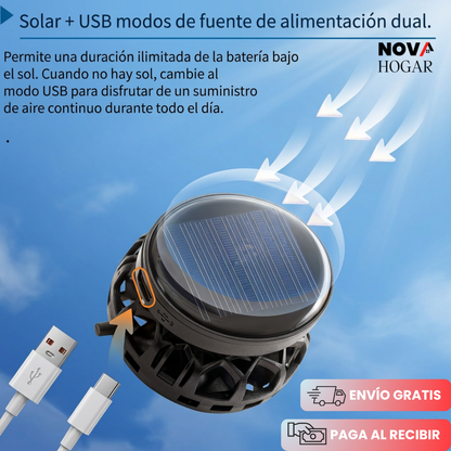 CoolCap™ Gorra Con Ventilador Solar Integrado