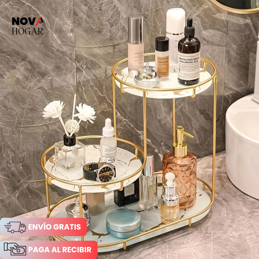 LuxeTier™ Organizador De Baño Premium Multinivel