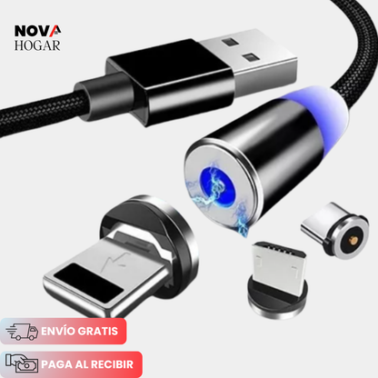 2x1 QuickMag™ Cable Magnético 3 en 1