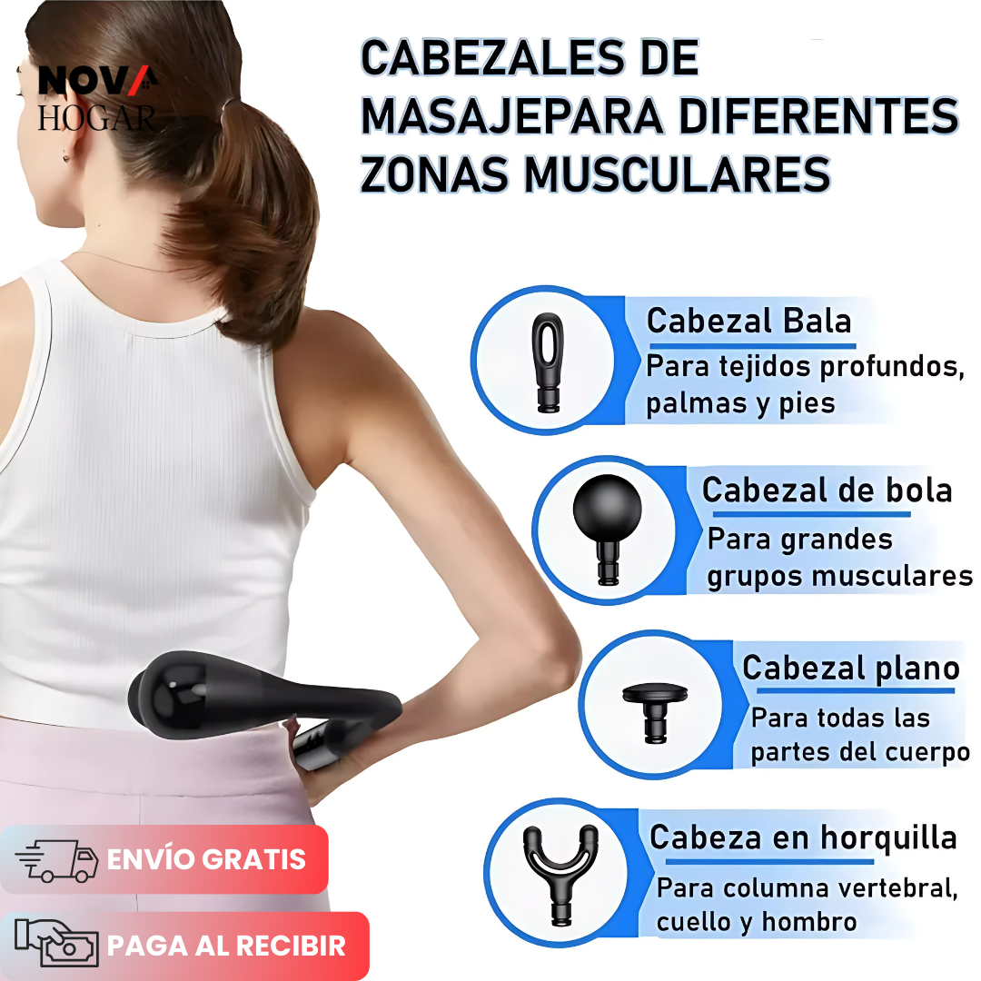 FlexPulse™ Masajeador Ergonómico para Automasaje
