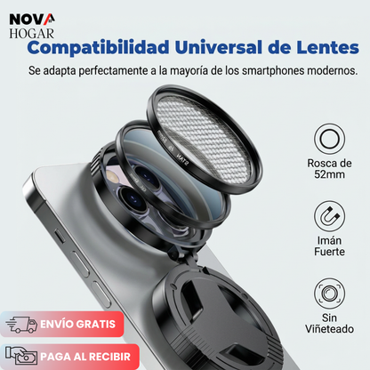 MagLens™ Filtro Polarizador Magnético de 52mm para Teléfono
