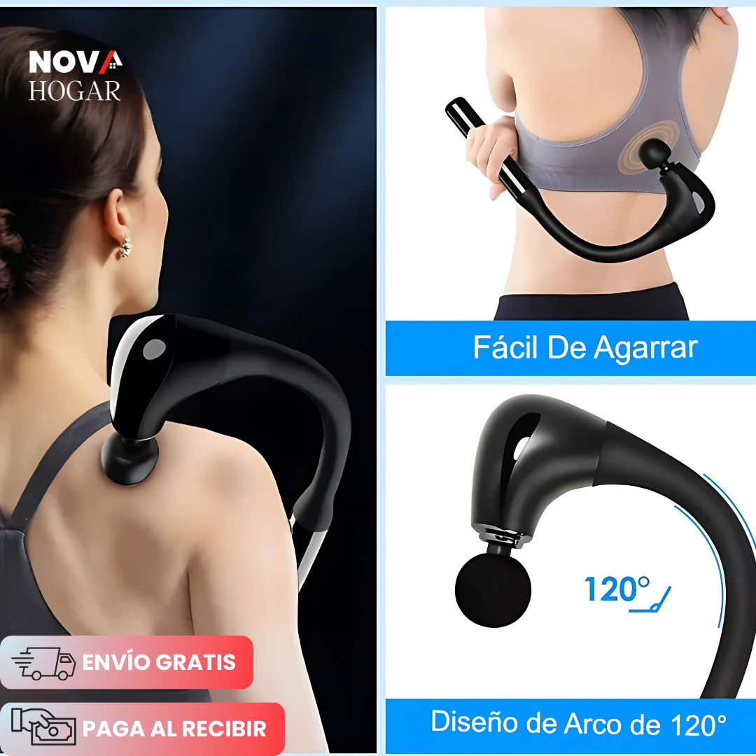 FlexPulse™ Masajeador Ergonómico para Automasaje