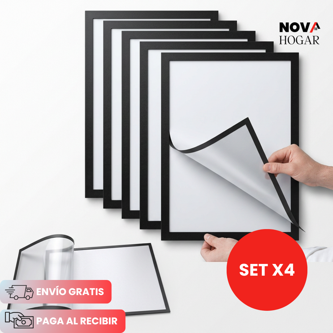 MagneWall™ Pack X4 Marcos Magnético para Reconocimientos
