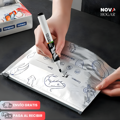 Pack X30 AluKeep™ Bolsas De Aluminio Herméticas Reutilizables