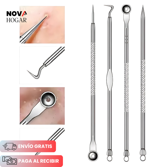 ClearPore™ Kit Dermatológico de Extracción para Acné y Granos