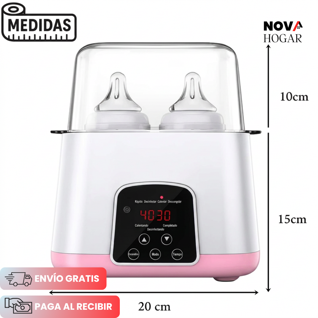 NightEase™ Calentador y Esterilizador Inteligente para Biberones
